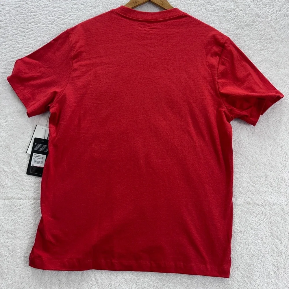 New True‎ Religion Tee Men's Large Red Sashiko  Crewneck Graphic